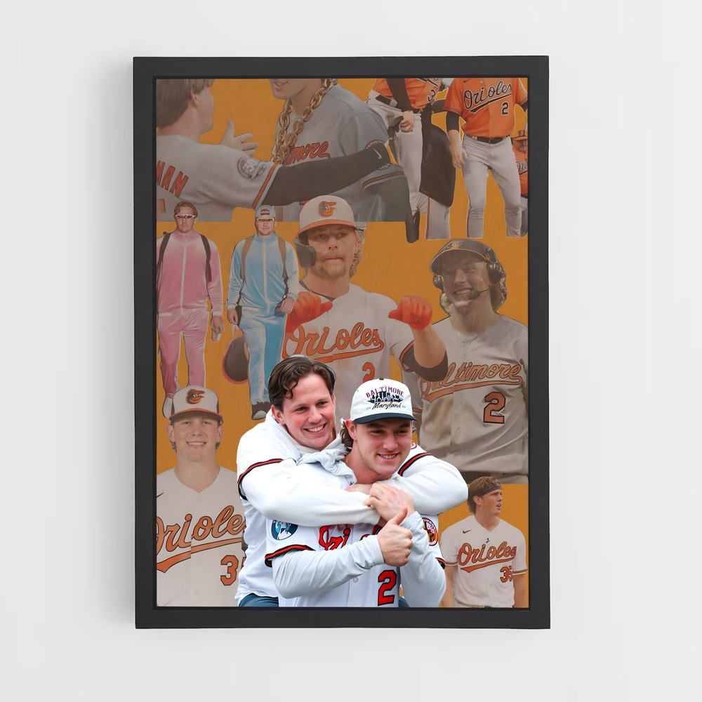Poster Home Run Brothers – affiche Baseball (vue 2)